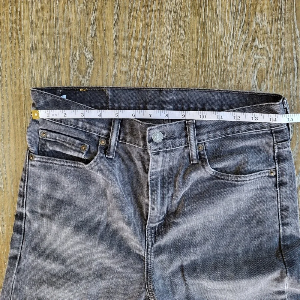 Levis 510 Skinny Fit Jeans Mens 30x30 Faded Black Denim Pants